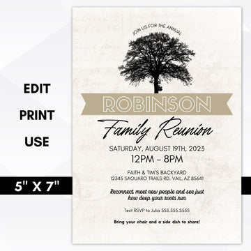 family gathering invitation